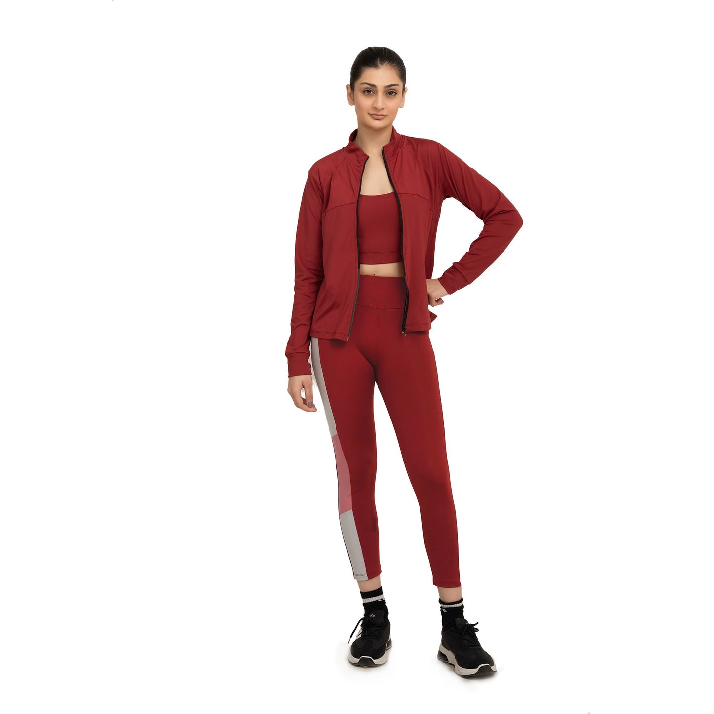 Femme Fit Leggings - Maroon