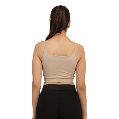 Brace Solid Bra - Skin