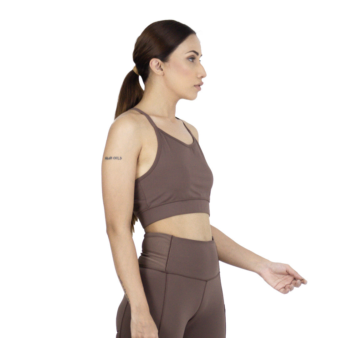 Mystique Sports Bra - Brown