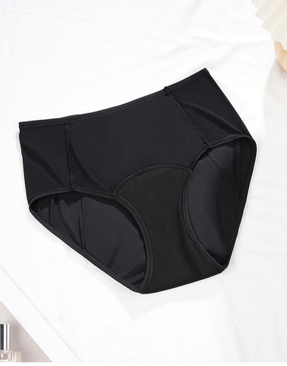 Low-Waist Triple-Layered Period Panty with Pocket BLACK