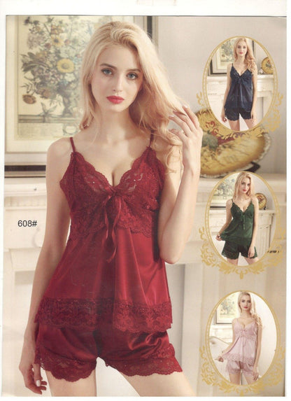 2 Pcs Sexy Short Nighty
