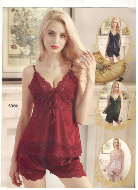 2 Pcs Sexy Short Nighty