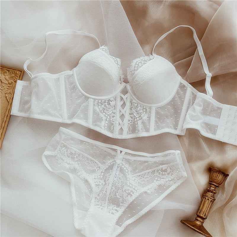 Lacy Corset Set with Panty