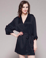 Dark Red - 100% Polyester Satin Gown - GWN 11 DR