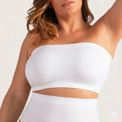 Full-Coverage Seamless Bandeau Bra