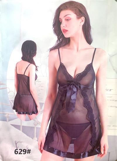 Honeymoon Short Romantic  Nighty For Women - 2006