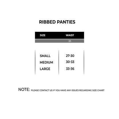 Ribbed Panties