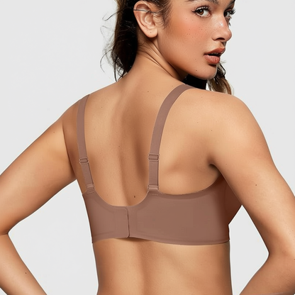 Seamless Deep V Push-Up Wireless Bra