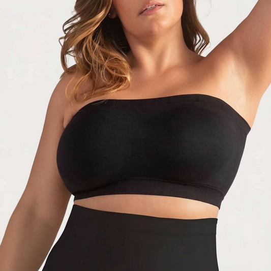 Full-Coverage Seamless Bandeau Bra