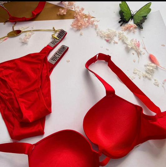 Victoria Secret Push Up Bra Set