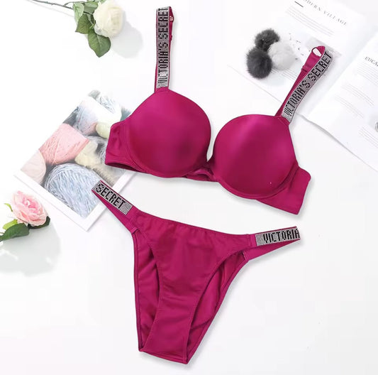 Victoria Secret Push Up Bra Set